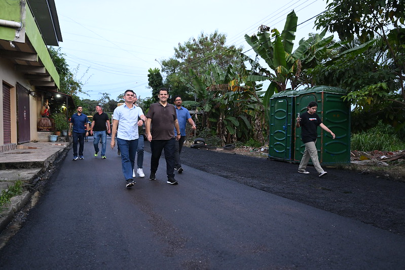Prefeito lança nova fase do ‘Asfalta Manaus' com ações em três zonas da capital