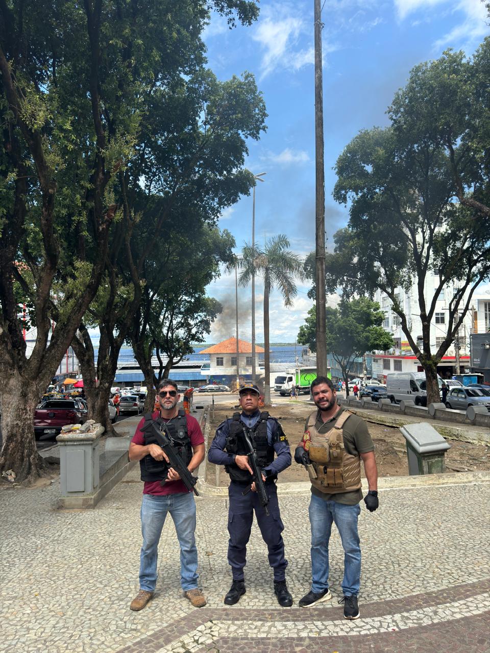 Integração: Polícia Militar e Polícia Civil deflagram operação Choque de Ordem no centro de Manaus