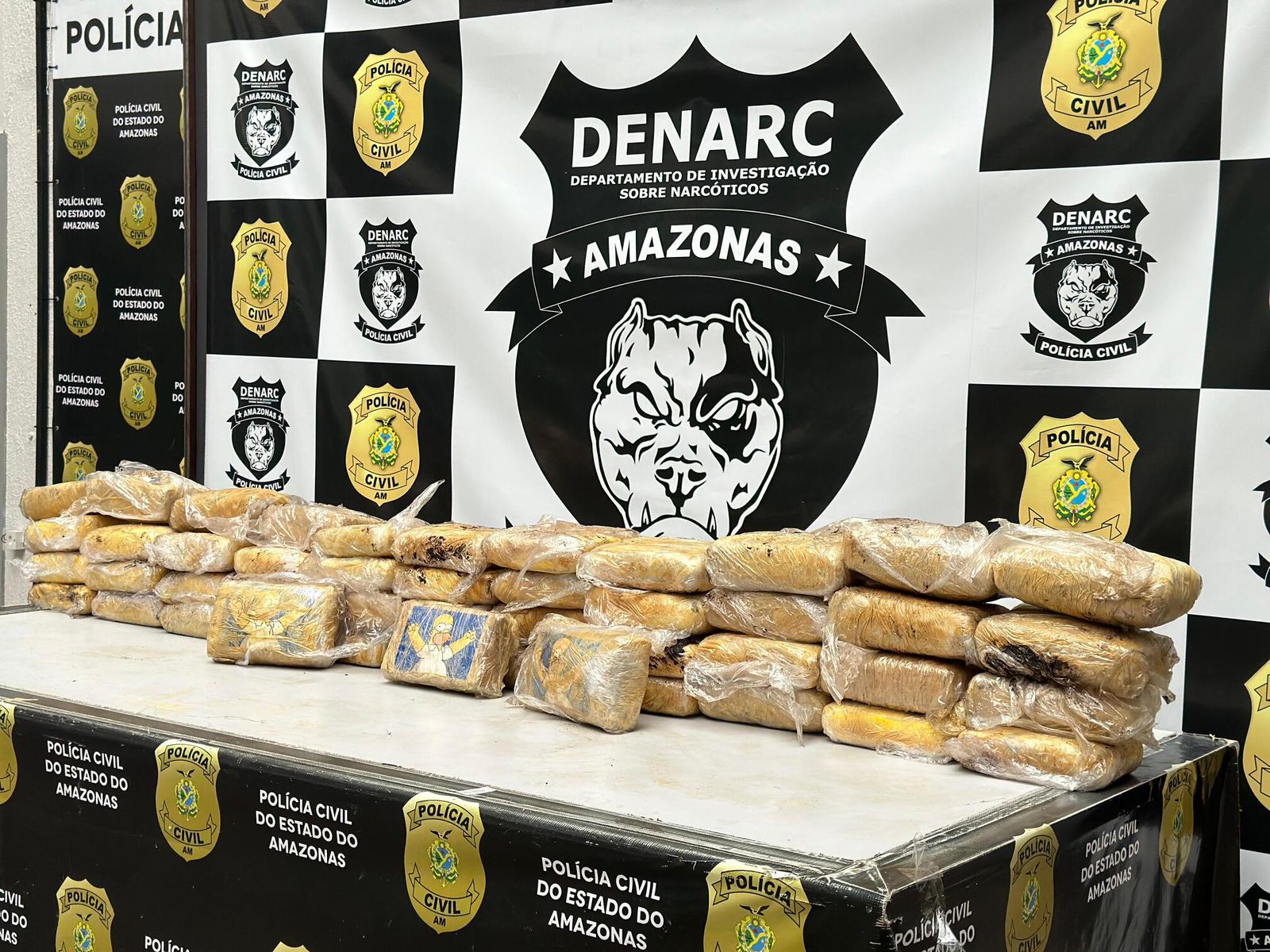 Em quase seis meses, Forças de Segurança do Amazonas apreenderam mais de 21 toneladas de drogas e retiraram de circulação mais de 700 armas de fogo
