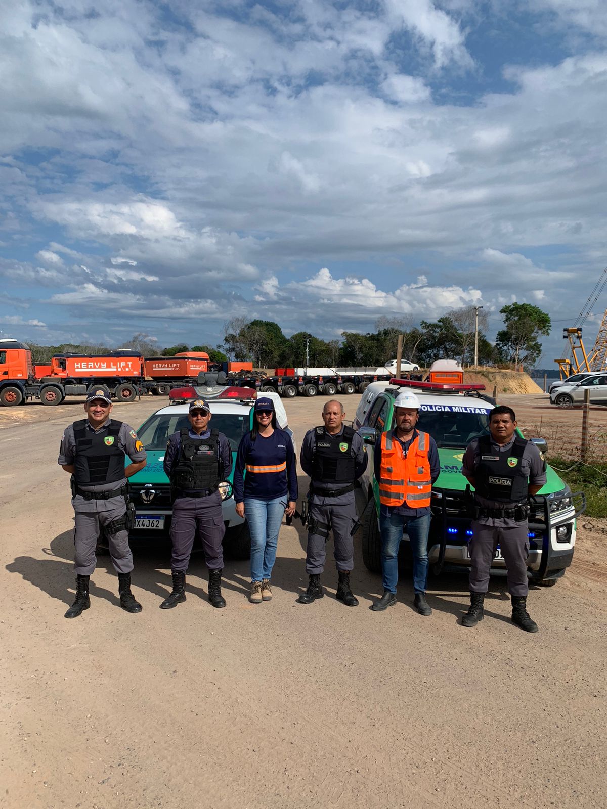 Obra do Complexo Azulão 950, em Silves, avança com a chegada de equipamentos para montagem das usinas termelétricas