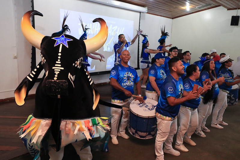 Com bois Caprichoso e Garantido, Hemoam lança p “Junho Azul e Vermelho” para incentivar a doação de sangue