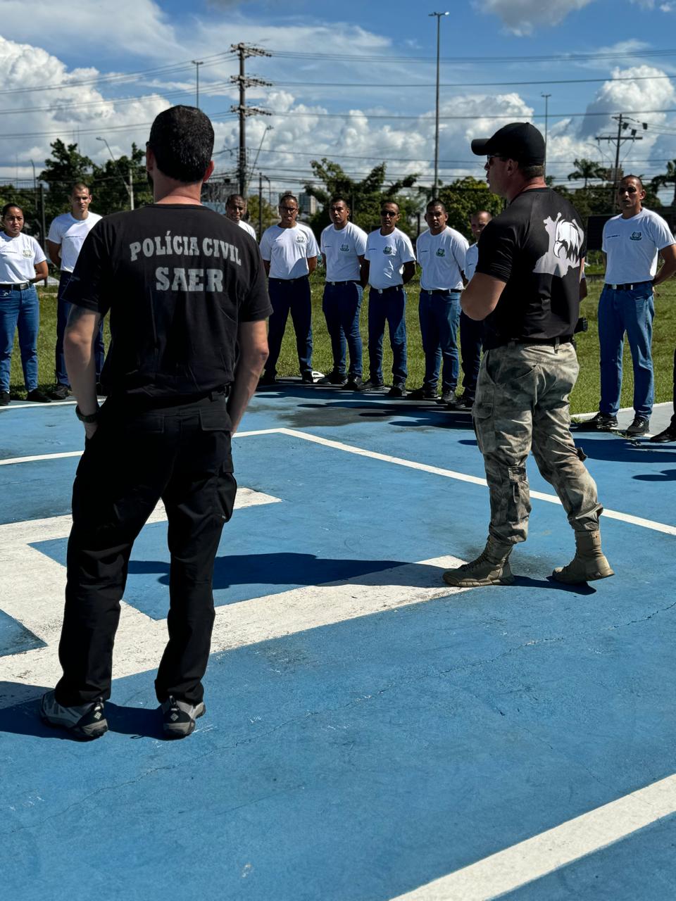 Departamento Aéreo da SSP-AM ensina técnicas para primeira turma de Alunos Soldados da PMAM