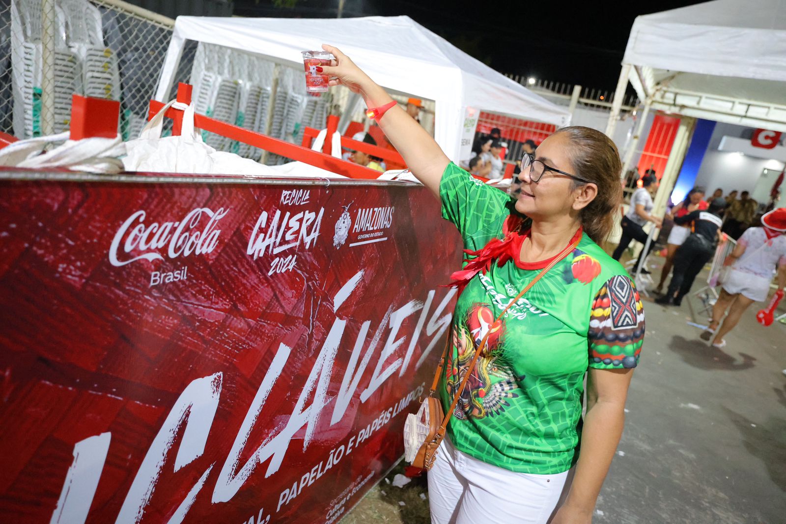 Caprichoso leva título de Campeão Sustentável com 1,3 tonelada de resíduos reciclados