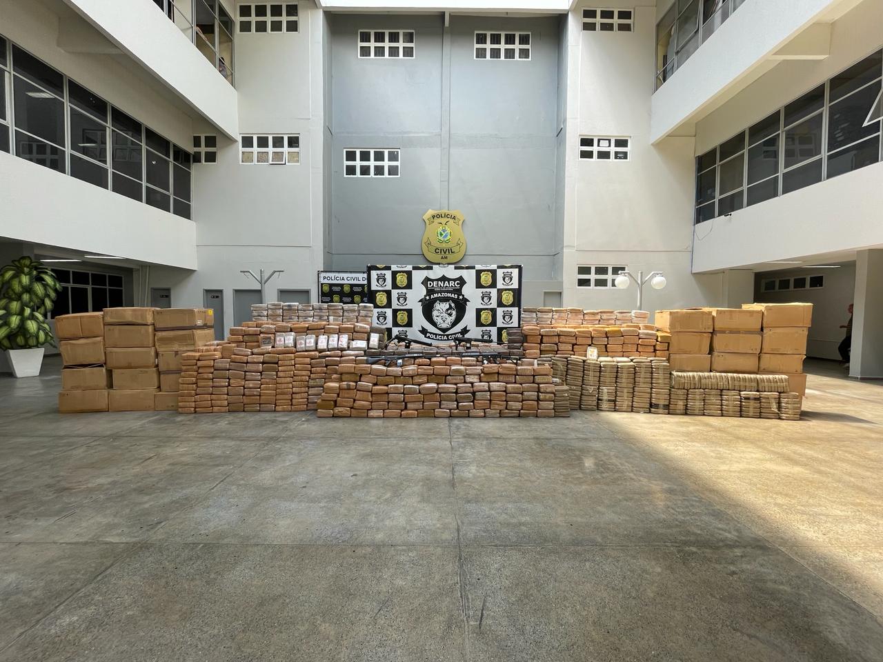 PC-AM apreendeu 10 toneladas de drogas no primeiro semestre de 2024, causando prejuízo de R$ 392 milhões ao narcotráfico