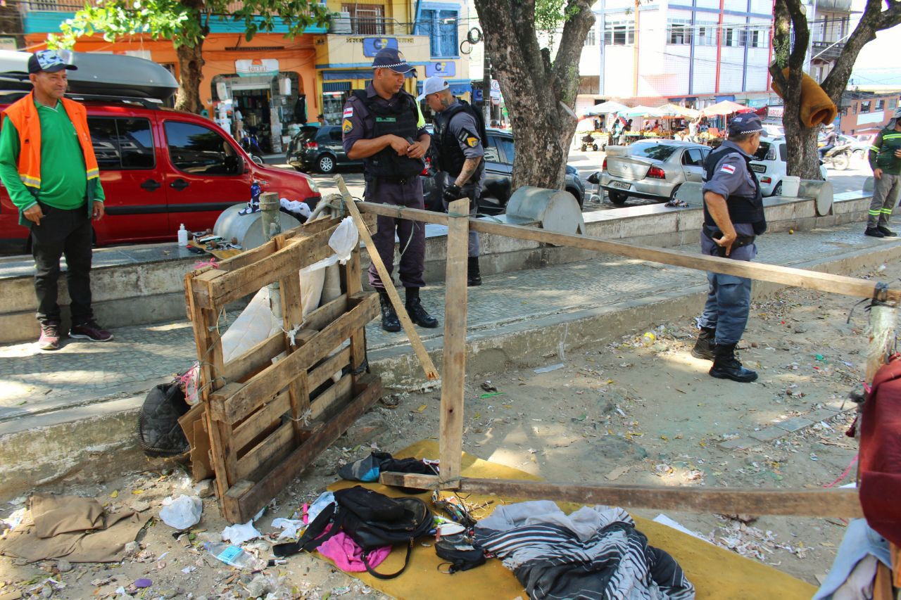 Operação Choque de Ordem reforça policiamento no Centro de Manaus