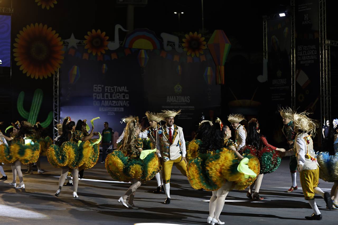 Atração nacional Canários do Reino encanta público na abertura do 66⁰ Festival Folclórico do Amazonas – Categoria Ouro