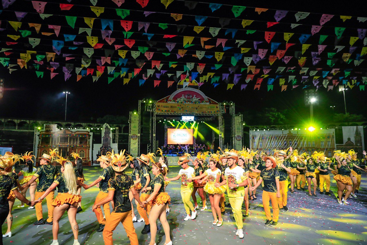 Grupos folclóricos e Banda Canários do Reino abrem o 66º Festival Folclórico do Amazonas - Categoria Ouro
