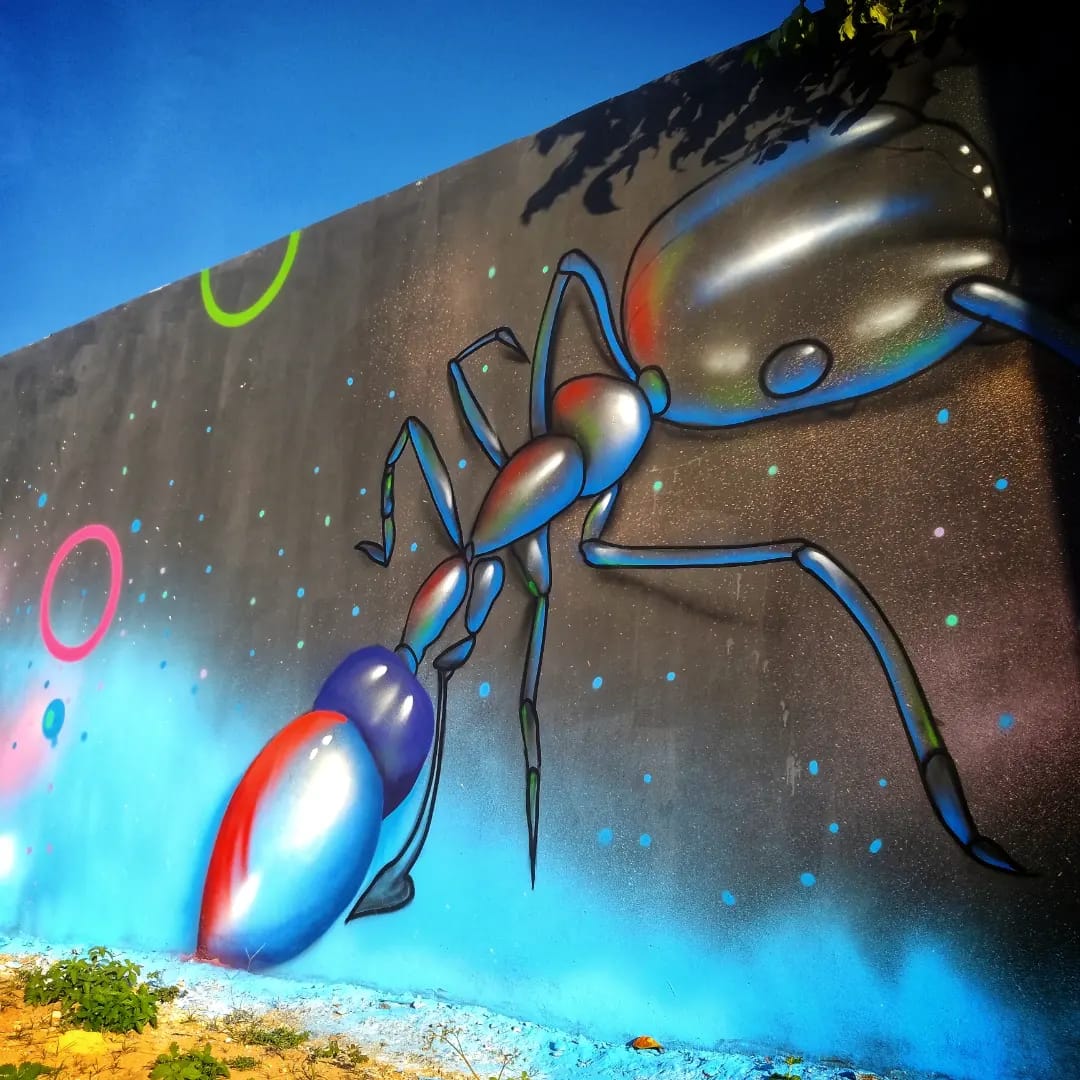 Maués ganha murais grafitados com projeto contemplado pela Lei Paulo Gustavo