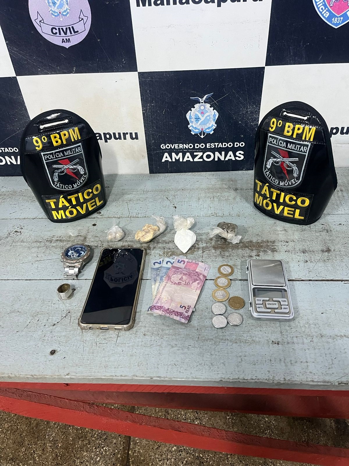 Polícia Militar do Amazonas prende seis homens por envolvimento com tráfico de drogas