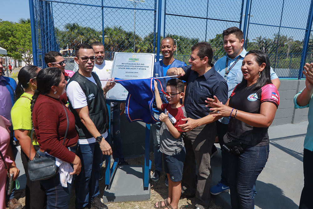 Governo do Amazonas inaugura complexos esportivos no Viver Melhor, na zona norte de Manaus