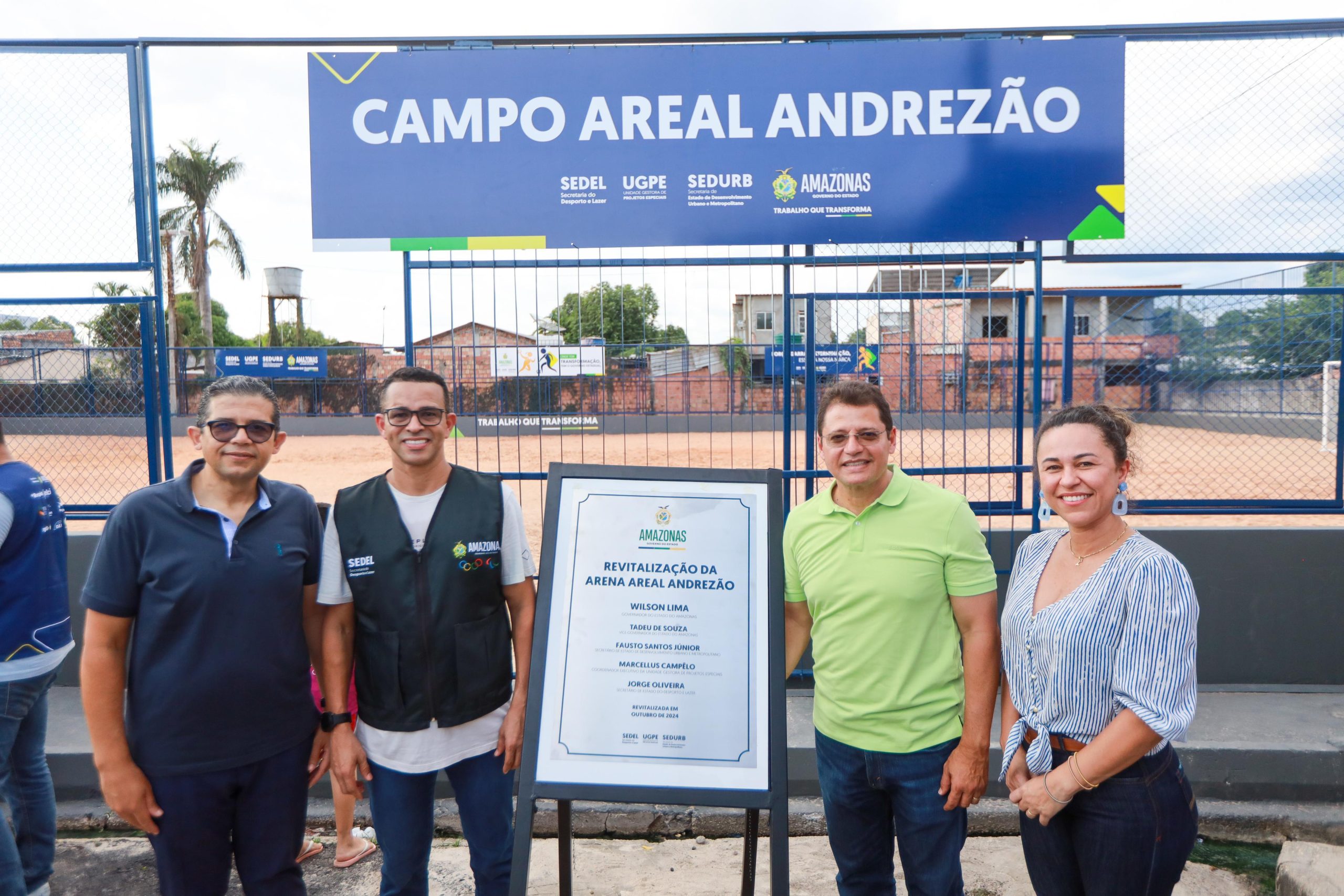 Governo do Amazonas entrega espaços esportivos revitalizados nas zonas norte e leste de Manaus