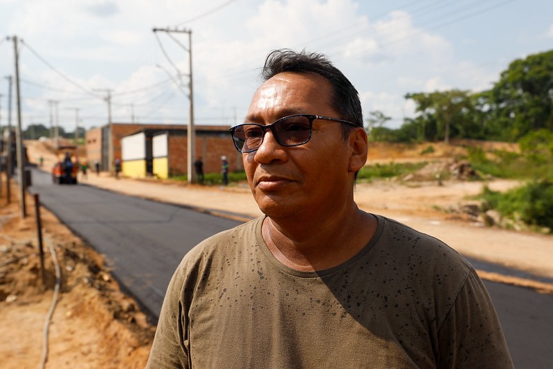 Asfalta Amazonas: Moradores da comunidade Parque Solimões afirmam que obras trouxeram dignidade de moradia e renda na região