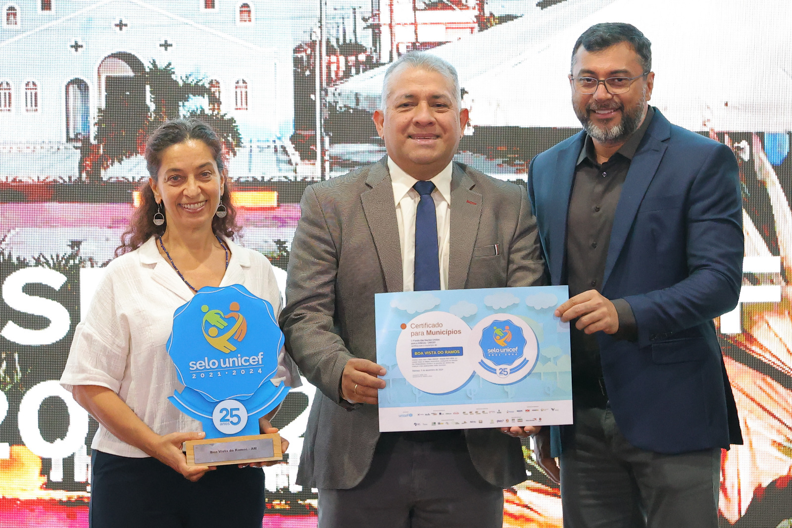 Governador Wilson Lima destaca avanços em políticas para a infância durante entrega do Selo Unicef para 29 municípios