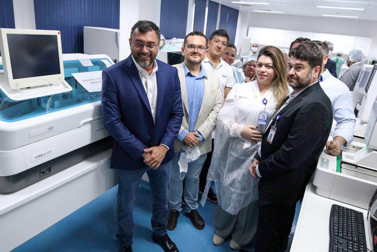 Governador Wilson Lima moderniza e amplia capacidade de laboratório do Hospital Delphina Aziz com novos equipamentos