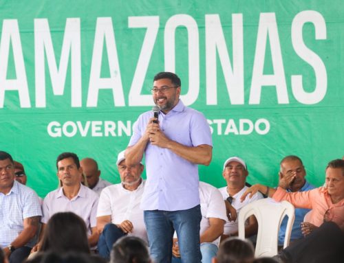 Governador Wilson Lima inaugura pavimentação de ruas do sistema viário de Tapauá