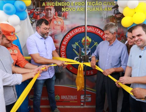Governador Wilson Lima entrega Grupamento Integrado de Combate a Incêndio em Novo Aripuanã