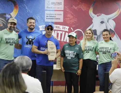 Caprichoso leva título de Campeão Sustentável 2025 com 706,9kg quilos de resíduos reciclados